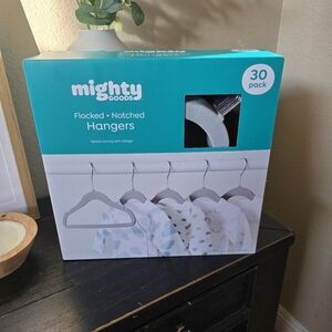 Gray Velvet Closet Kids Hangers Space-Saving Design